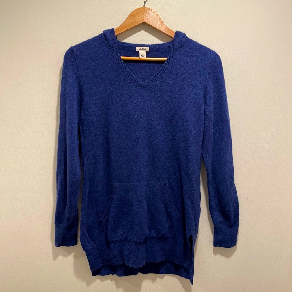 LL Bean cashmere hoodie
